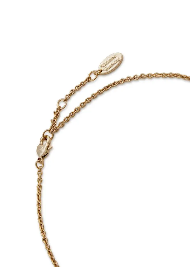 Vivienne Westwood Mini Bas Relief embellished orb necklace 4