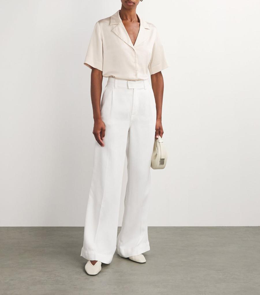 Claudie Pierlot Satin Bowling Shirt