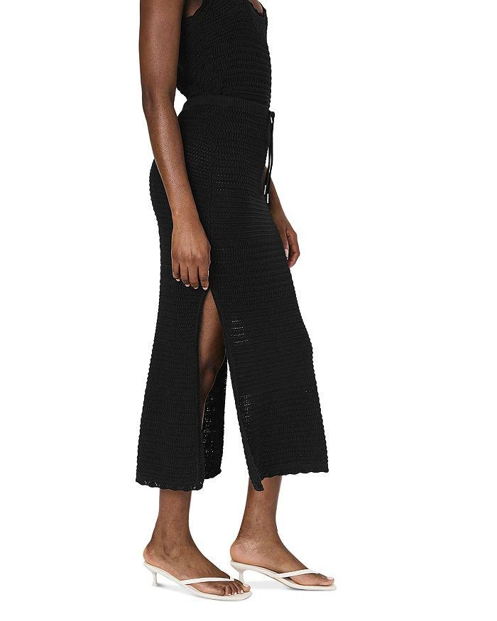 French Connection Nellis Side Slit Crocheted Skirt 5