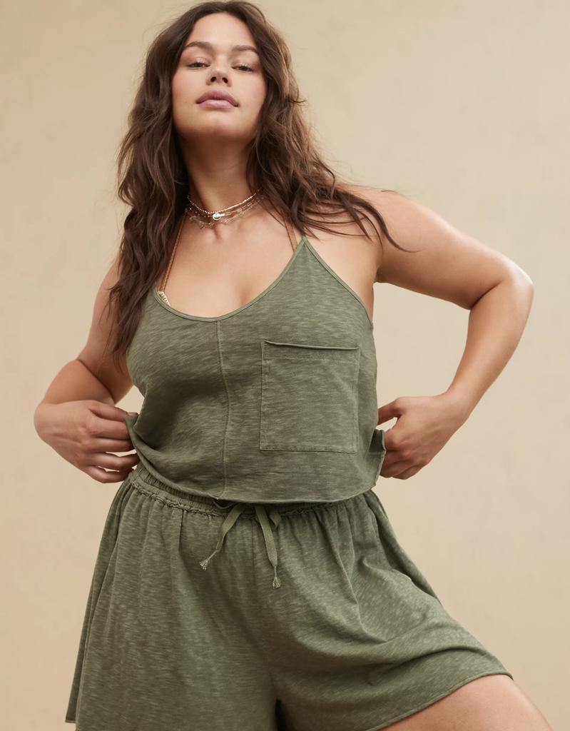 Aerie Summer House Crochet Back Cropped Tank Top – On Sale Now