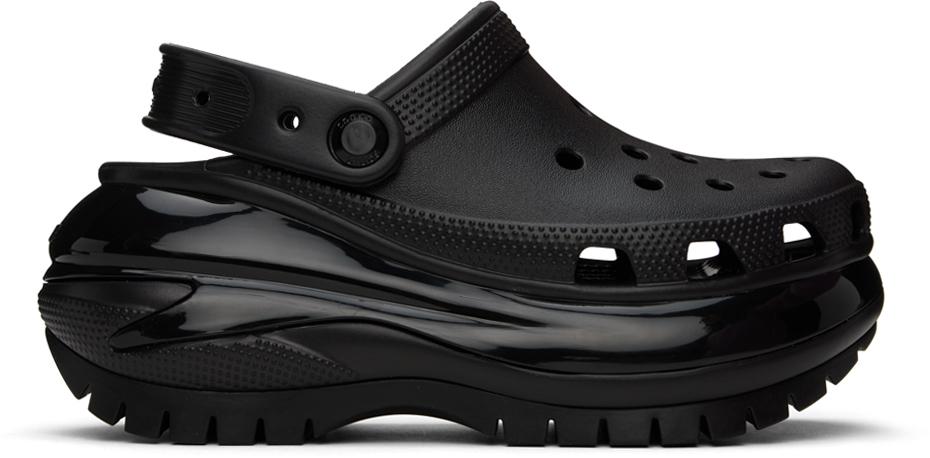 Crocs Black Mega Crush Clogs