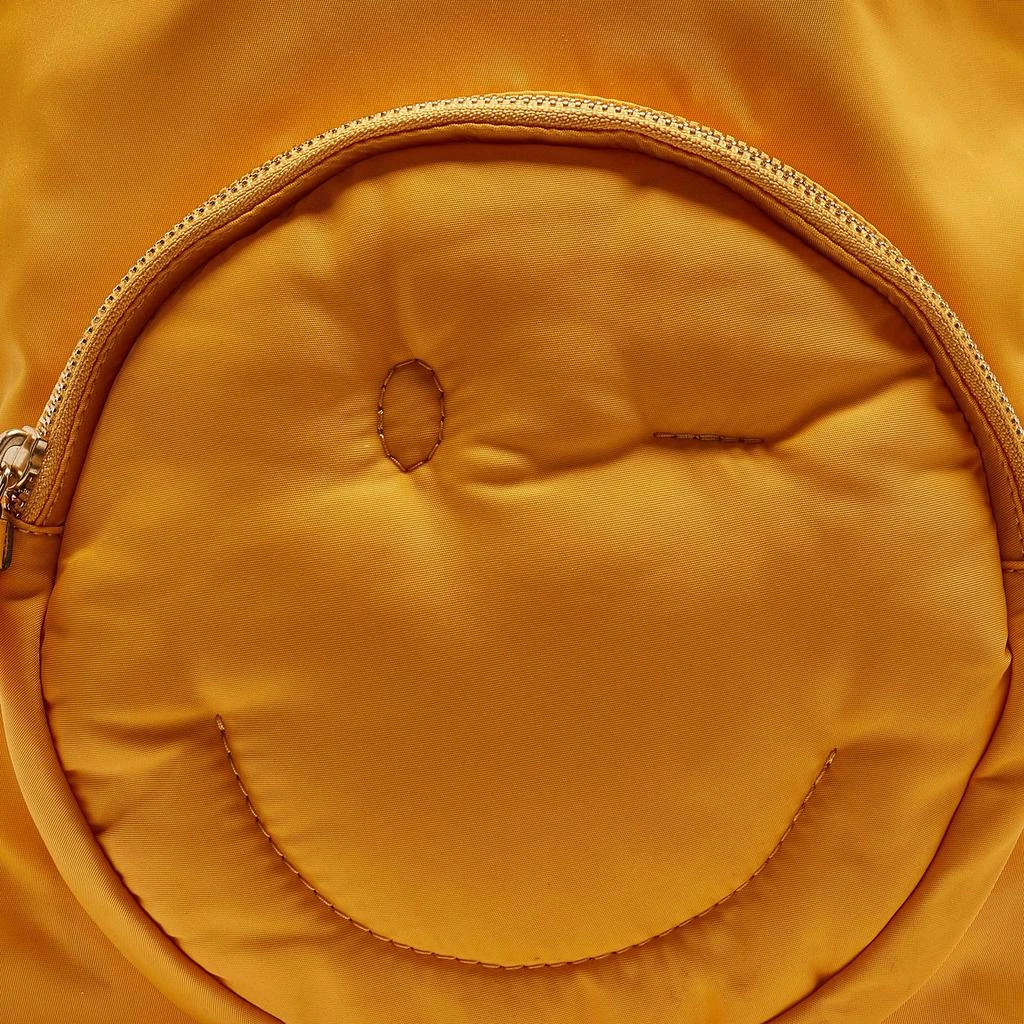 Anya Hindmarch Anya Hindmarch Mustard Nylon Smiley Backpack 5