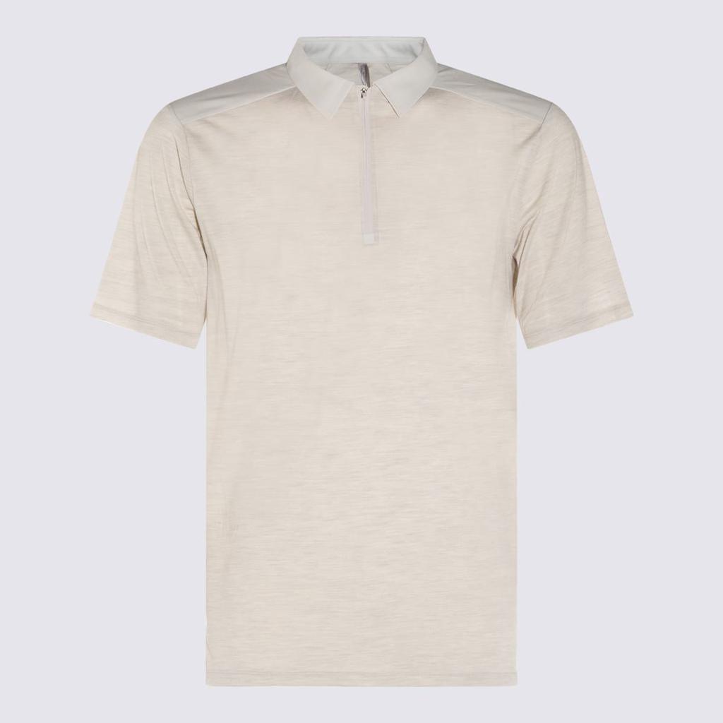 Arc'teryx Arc'Teryx Grey Wool Frame Ss Polo Shirt