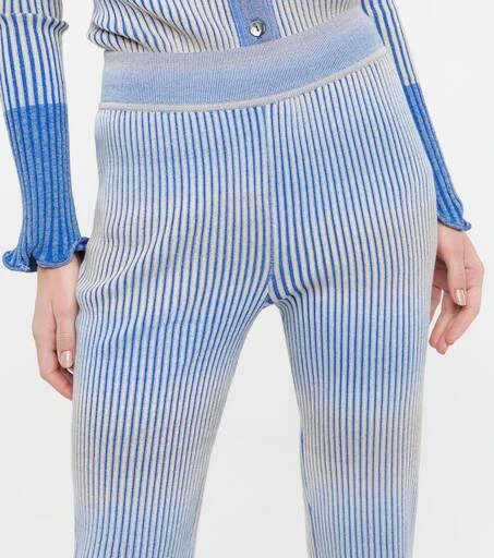 Jonathan Simkhai Havyn striped cotton-blend pants 4