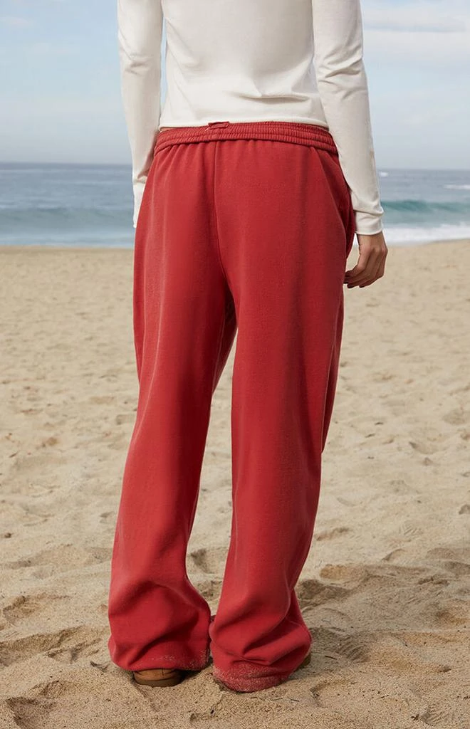 John Galt Red Anastasia Tie Baggy Sweatpants 4