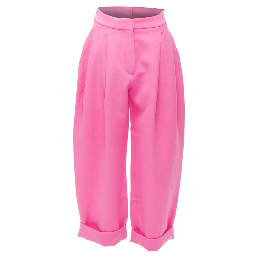 Natasha Zinko wool high waist pleated wide leg pants
