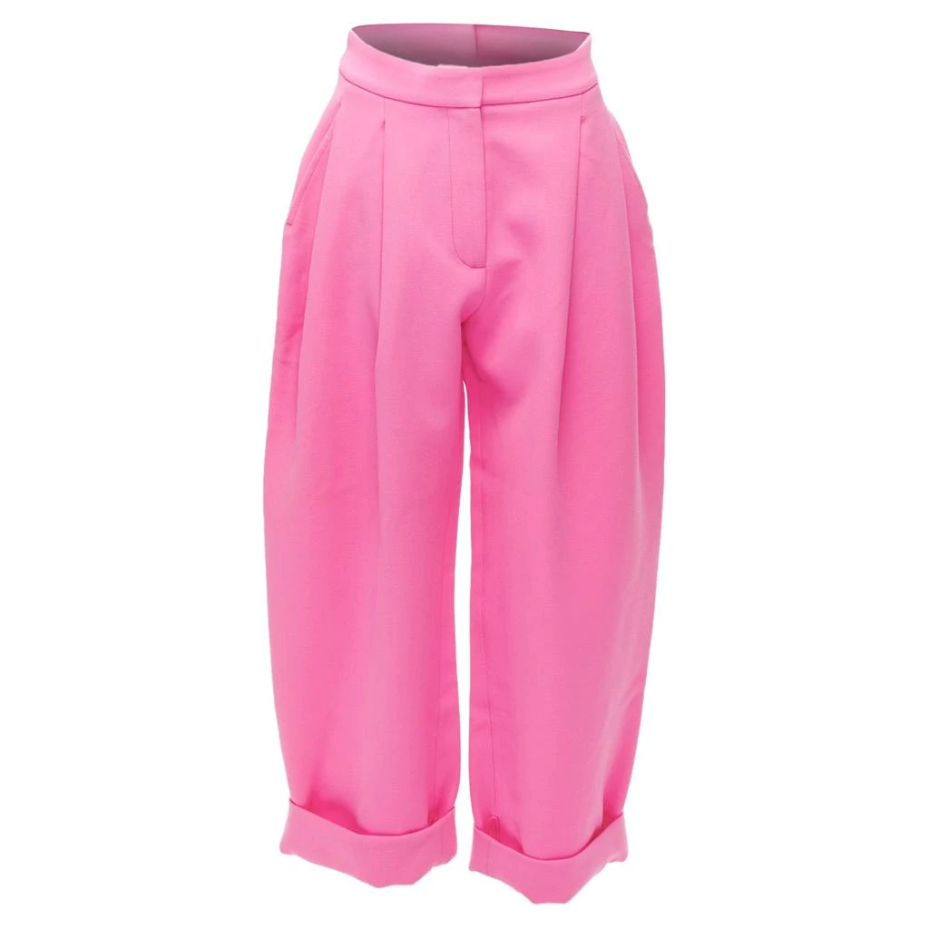 Natasha Zinko wool high waist pleated wide leg pants 1
