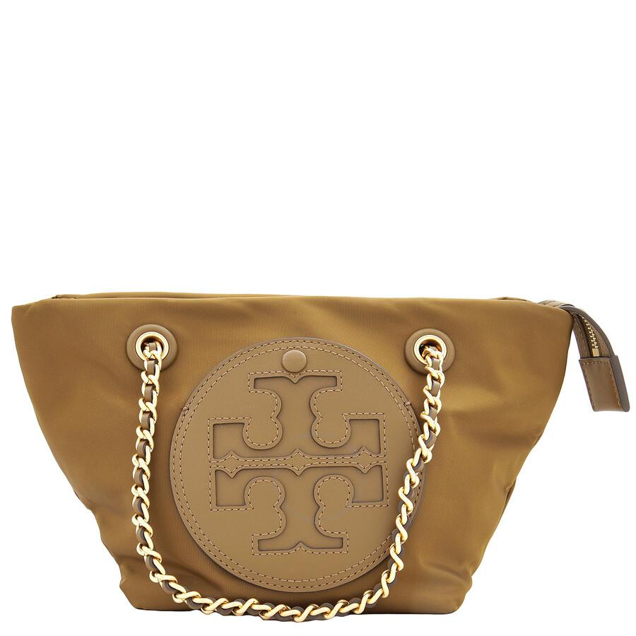Tory Burch Ladies Camel Small Ella Chain Crossbody