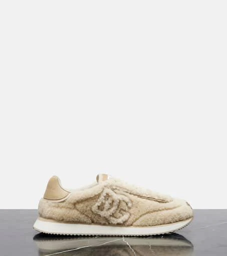 Dolce
Gabbana DG Cushion shearling sneakers 4