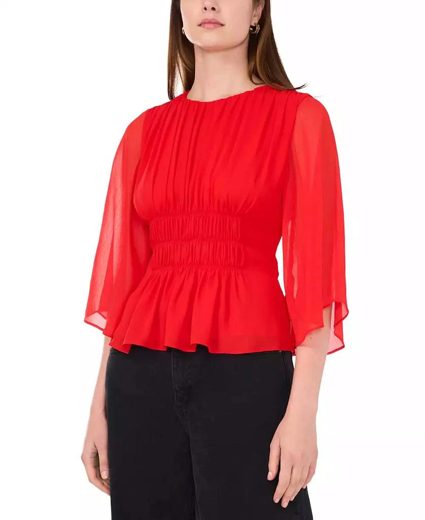 Parker Women's Elodie Smocked-Waist Top 3
