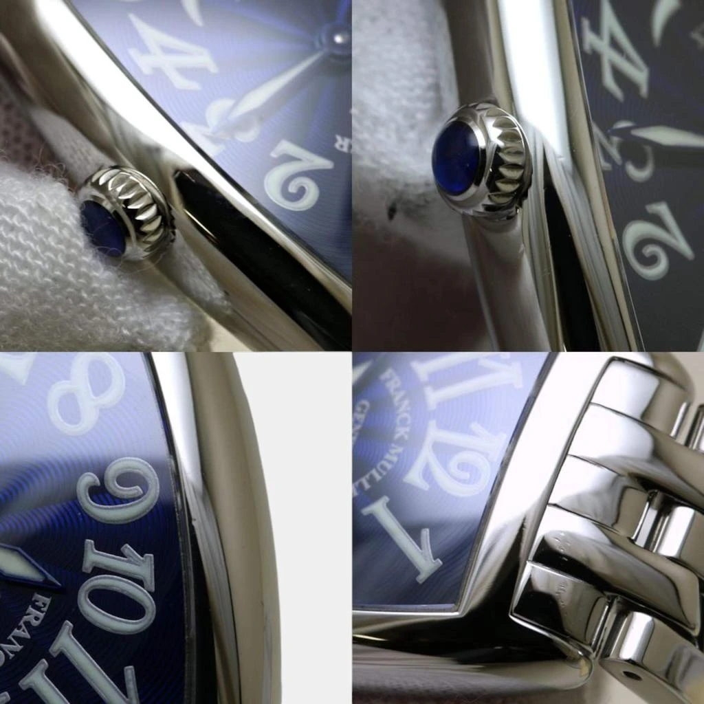 Franck Muller Franck Muller Blue Stainless Steel Cintree Curvex 1752QZ AC Quartz Women's Wristwatch 25 mm 6