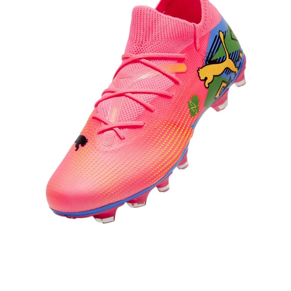 Puma Future 7 Match Neymar Jr Firm Ground/Artificial Ground Soccer Cleats Sunset Glow /  Black  107840-01 Men's 4