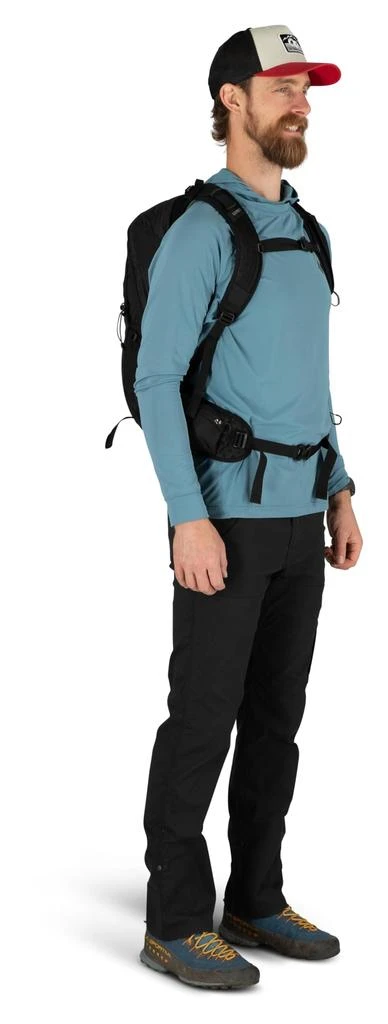 Osprey Osprey Talon 22L Men
s Hiking Backpack with Hipbelt, Stealth Black, L/XL 3