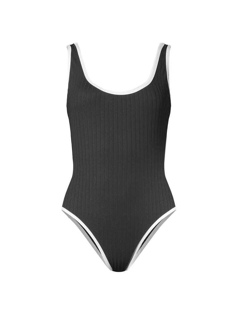 Solid & Striped Annemarie Ribbed One-Piece Swimsuit