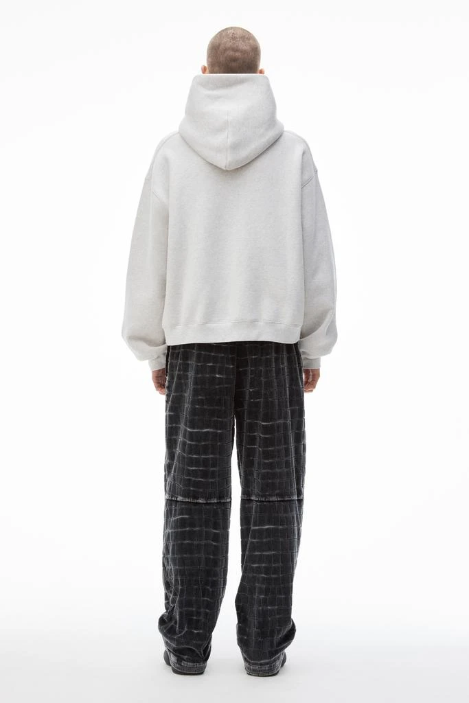 Alexander Wang UNISEX HOODIE IN DENSE FLEECE 4