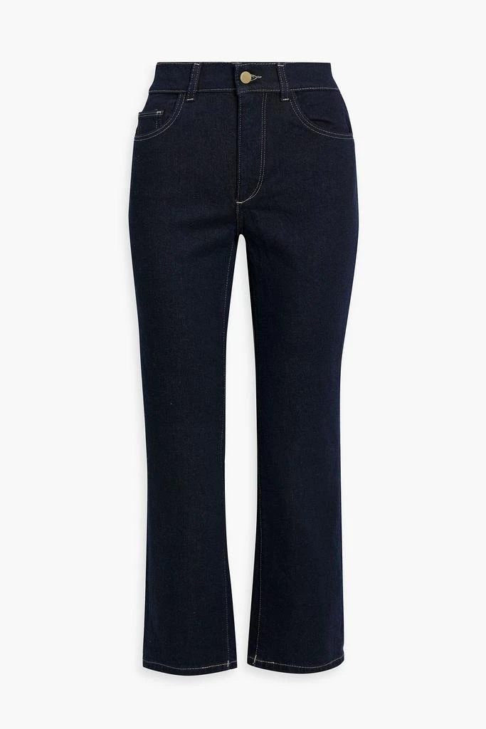 DL1961 Patti cropped high-rise straight-leg jeans 1