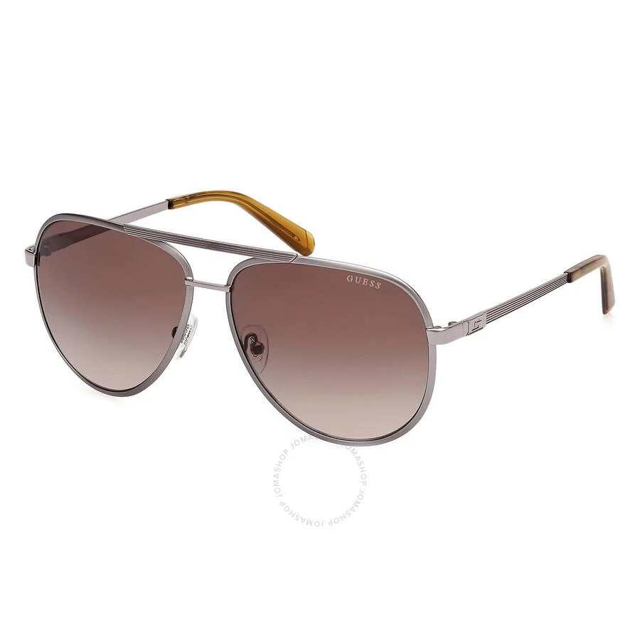 GUESS Brown Gradient Pilot Men's Sunglasses GU00209 09F 61 1