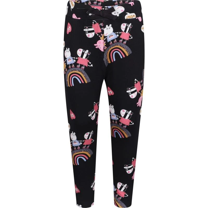 NAME IT® Peppa pig print organic pants in dark sapphire 1