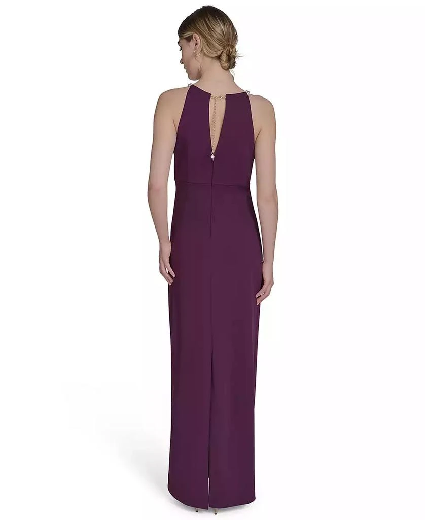 Eliza J Women
s Solid-Color Sleeveless Gown 5