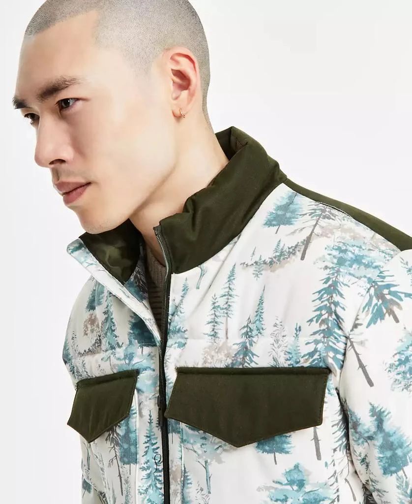 Sun + Stone Men's Wilderness Patterned Puffer Jacket, Exclusively at Macy's 2