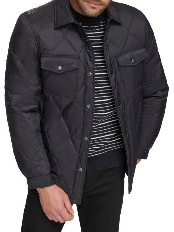 Calvin Klein Quilted Shirt Jacket 1