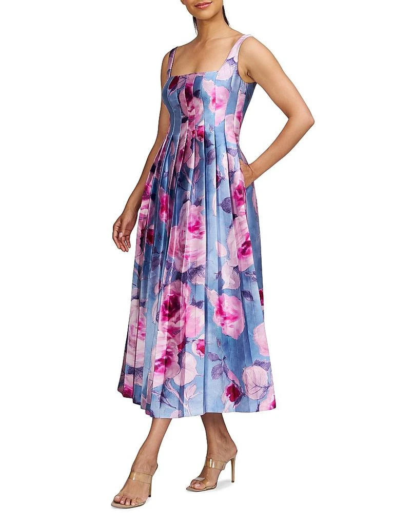 Kay Unger Maeve Rose Seamed Cocktail Dress 3