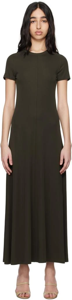 toteme brown dress Long satin Dress