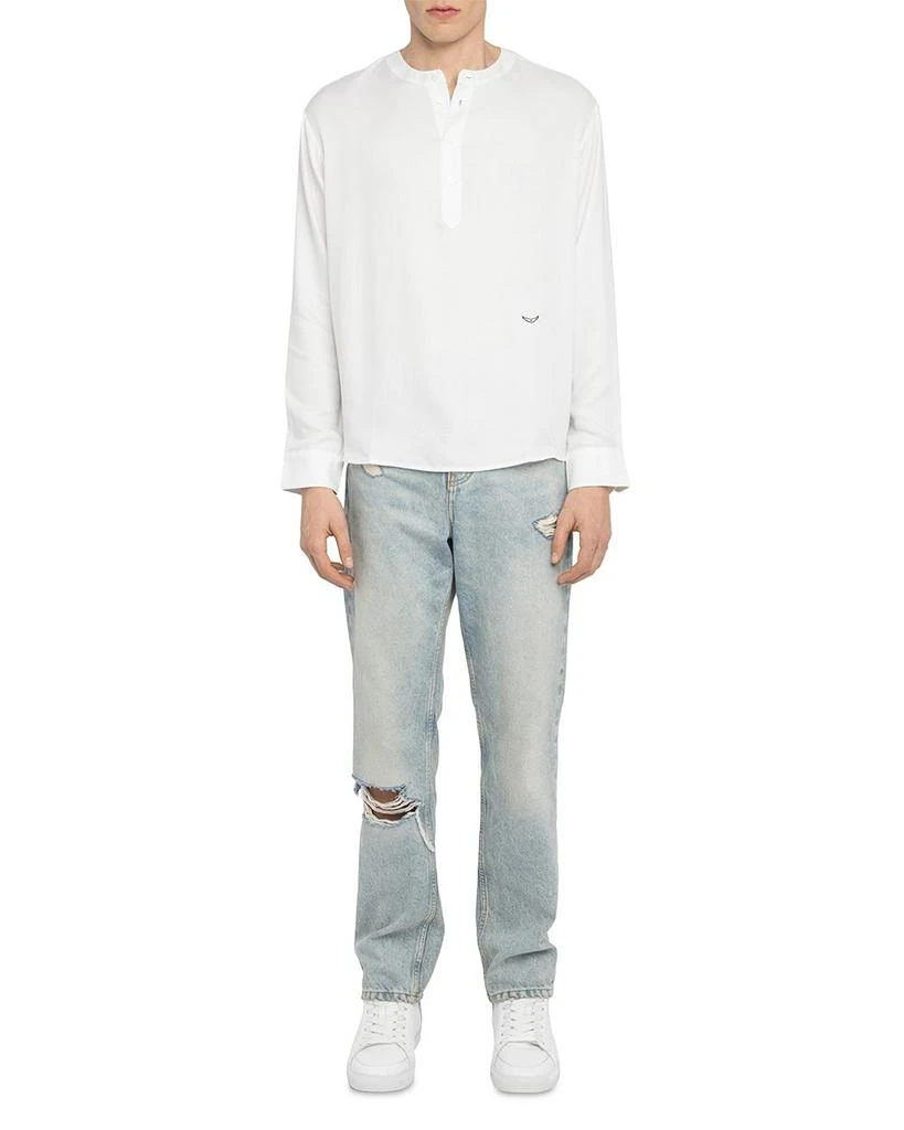 ZADIG & VOLTAIRE Sora Half Button Tunic 2