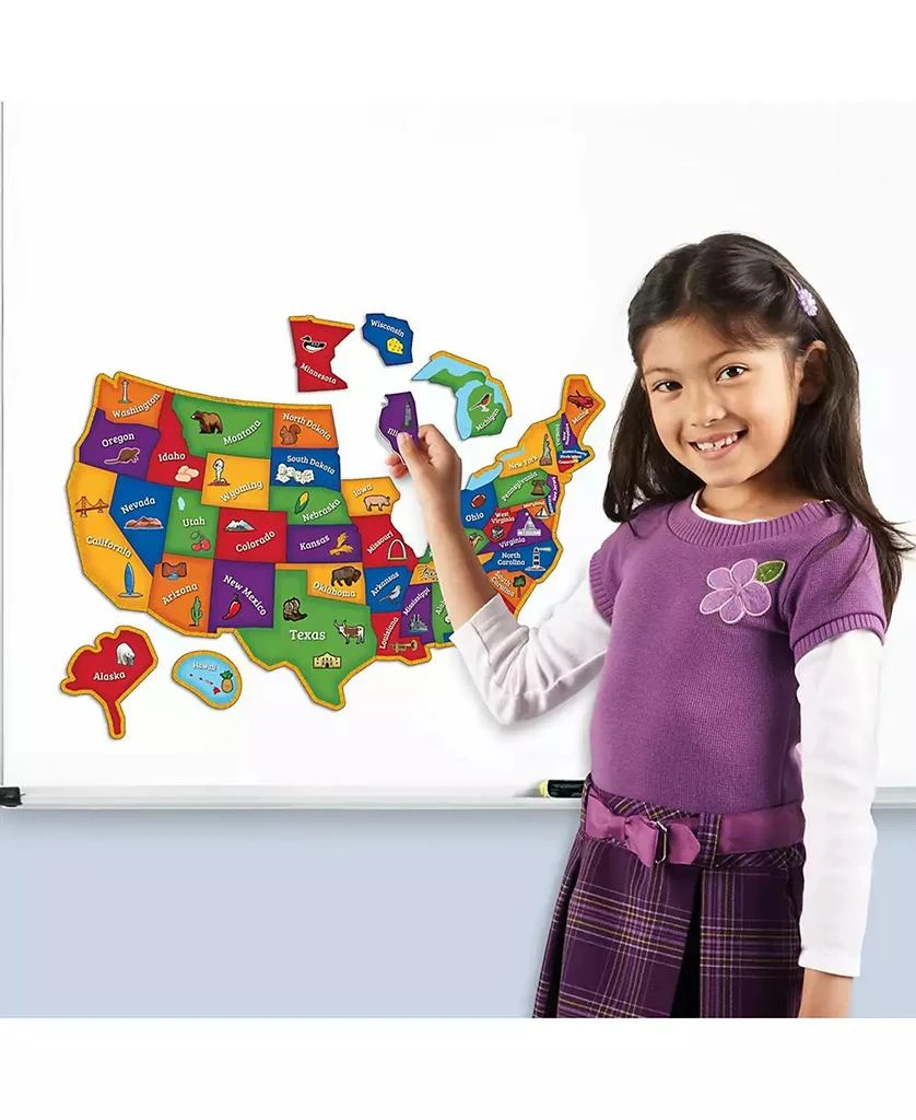 AreYouGame Learning Resources Learning Essentials - Magnetic U.S. Map Puzzle- 44 Pieces 7