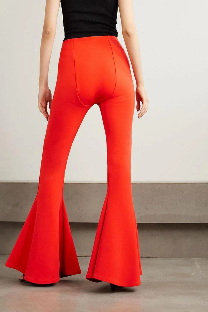 A.W.A.K.E. Mode Draped stretch-twill flared pants 4
