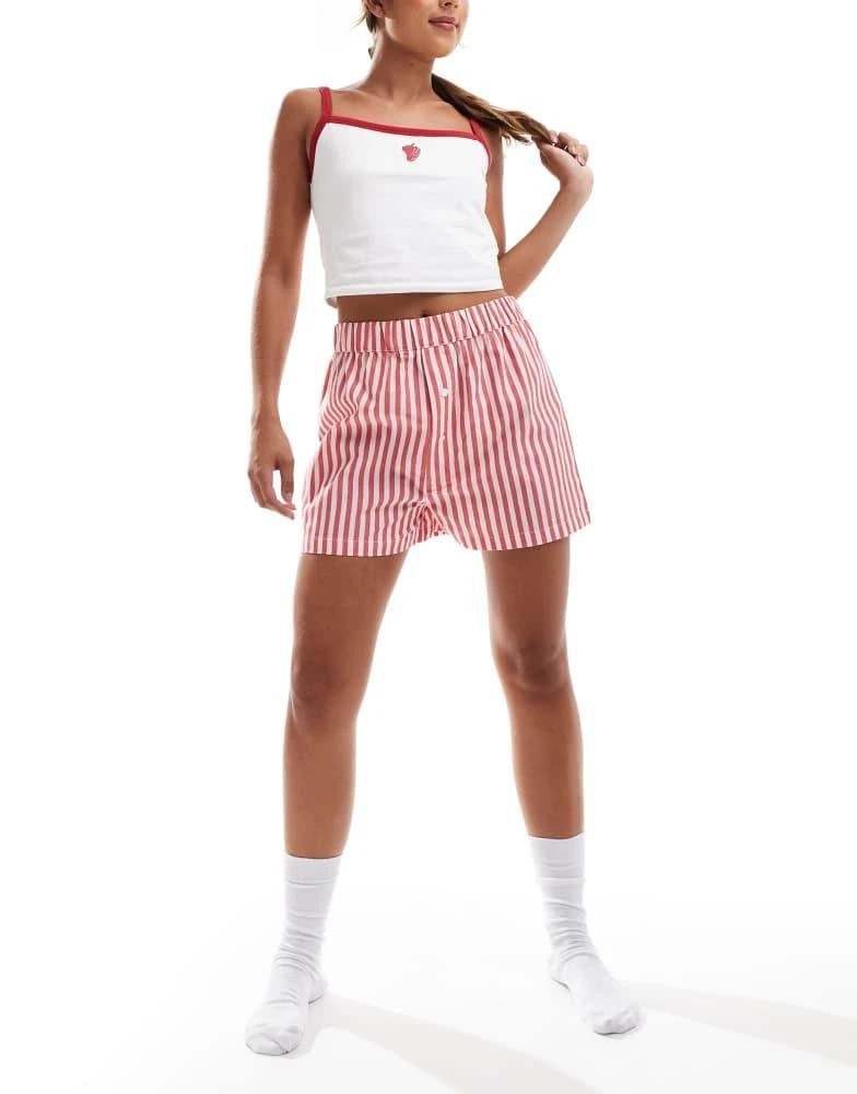 Luna Luna boxer short in red stripe 1