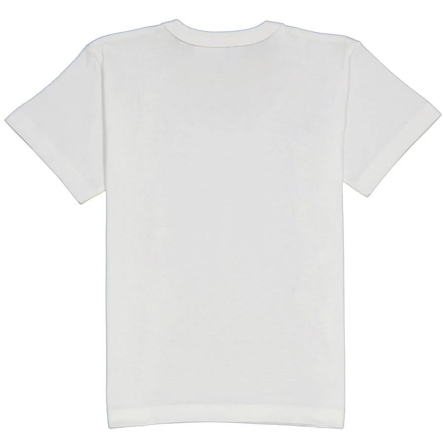 Comme des Garcons Comme Des Garcons Kids Embroidered Red Heart Short-sleeve T-shirt In White, Size 4Y 2
