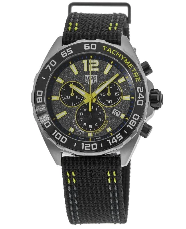 TAG Heuer Tag Heuer Formula 1 Quartz Chronograph Grey Dial Nylon Strap Men's Watch CAZ101AG.FC8304-SD 1