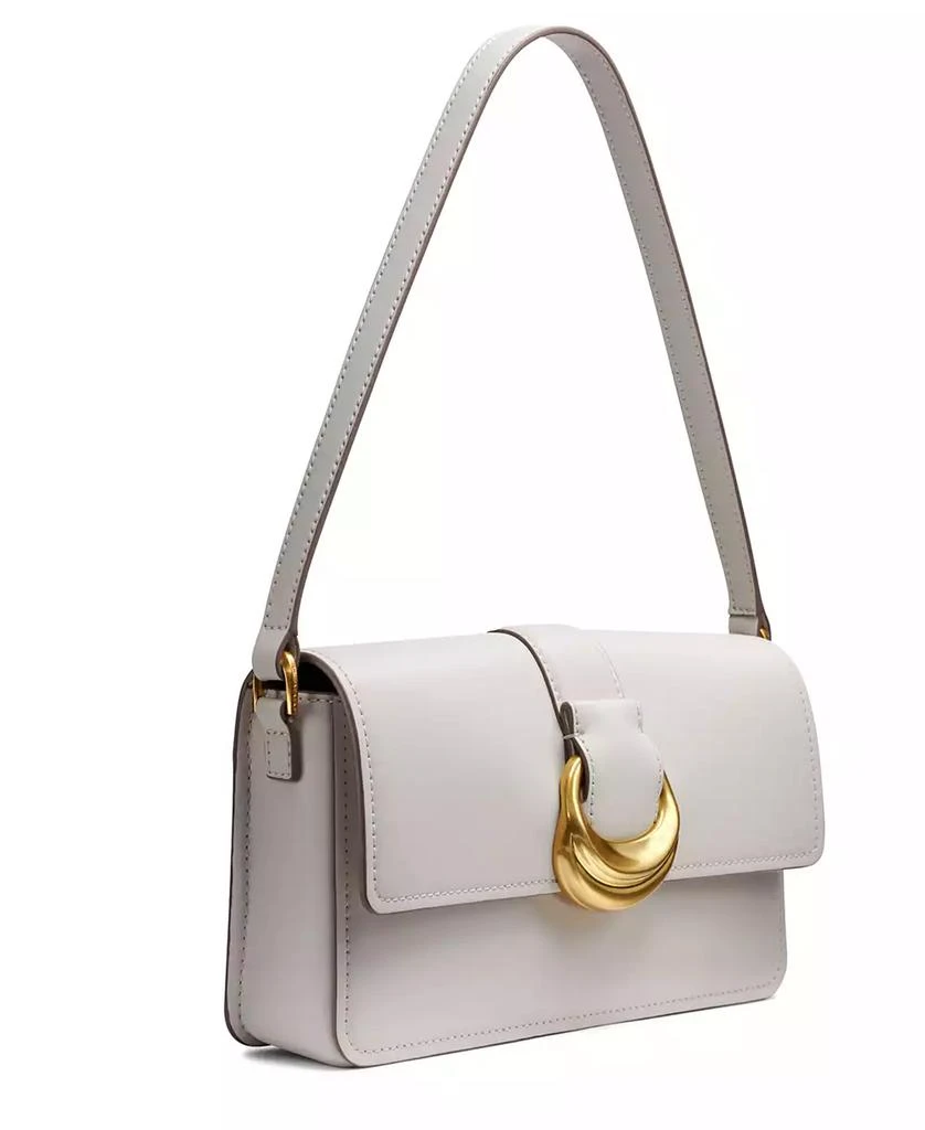 Donna Karan Valley Stream Leather Buckle Shoulder with Removable Strap 13