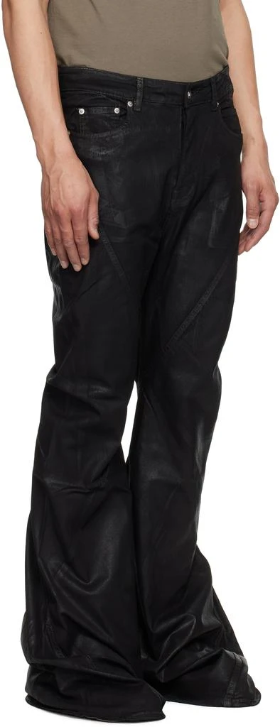 Rick Owens Black Hollywood Bias Bootcut Jeans 2