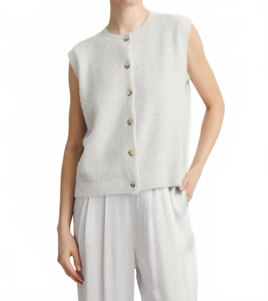 MELISSA NEPTON Alexe Sweater Vest In Light Grey