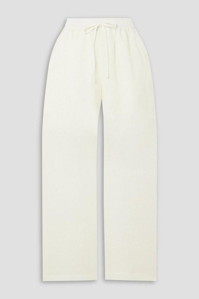 Le Kasha Yaffa linen straight-leg pants