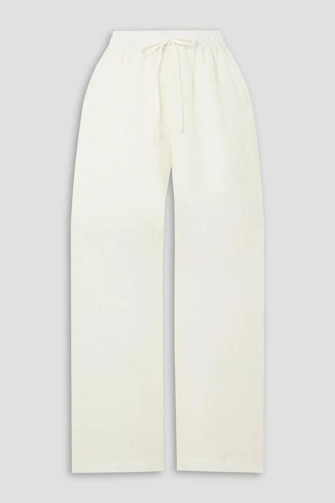 Le Kasha Yaffa linen straight-leg pants 1
