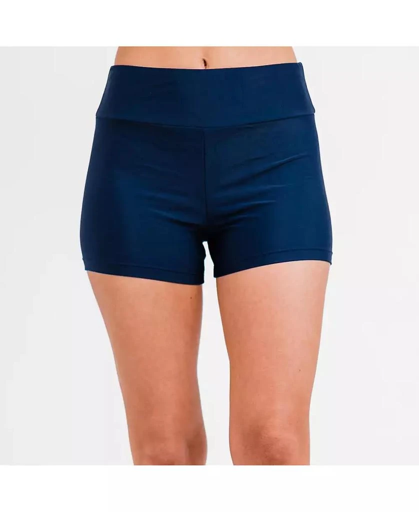 Calypsa Women
s Maya Tankini Swim Top With Built-In Bra and Navy Swim Shorts Set 4