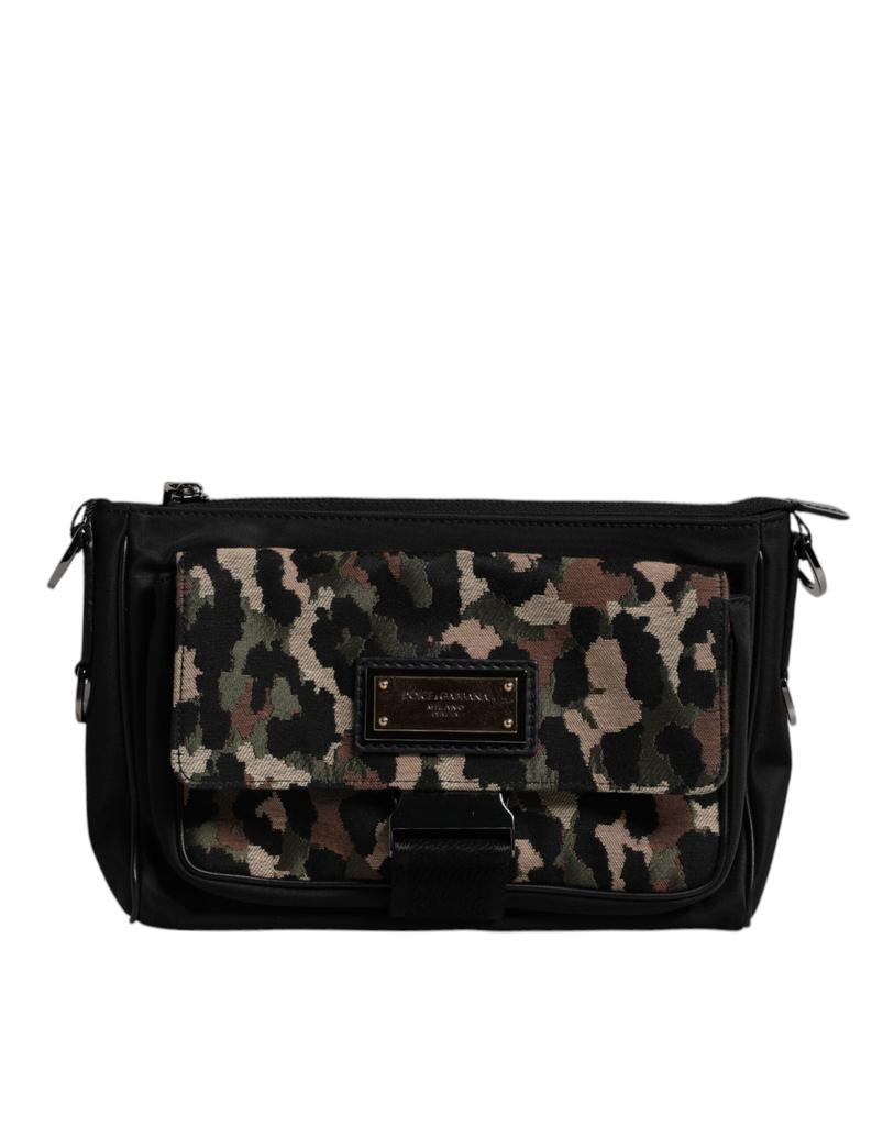 Dolce & Gabbana multi Leopard Jacquard Crossbody Men's Bag (Pre-Owned)