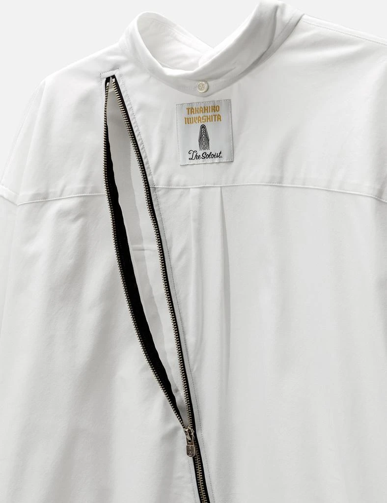 TAKAHIROMIYASHITA TheSoloist. new two-way zip reverse button down collar shirt.(solid) 6
