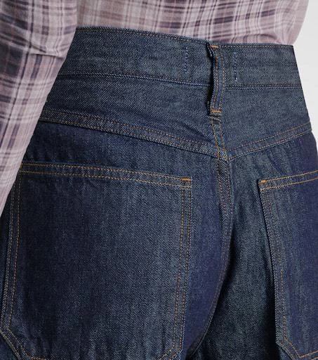 AGOLDE Nolan high-rise denim Bermuda shorts 5