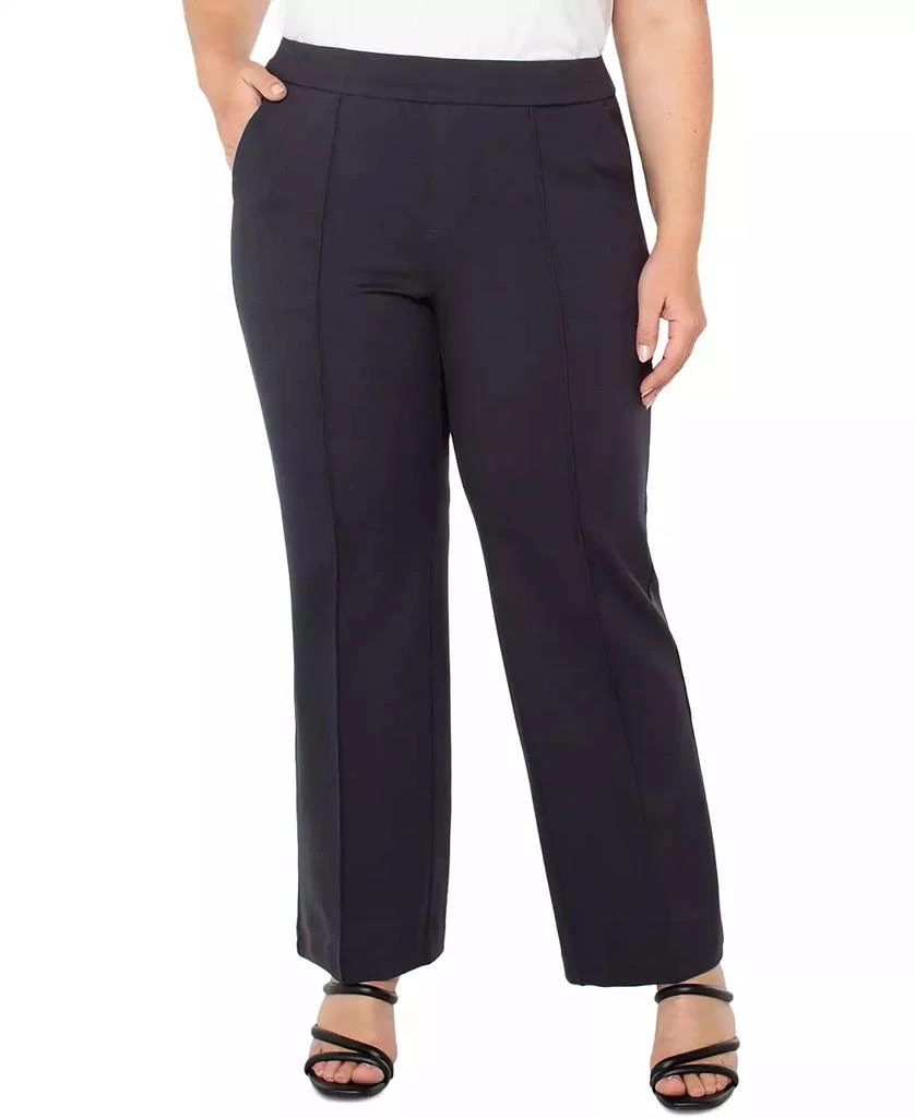 Liverpool Liverpool Plus Size Pull On Wide Leg Pants 1