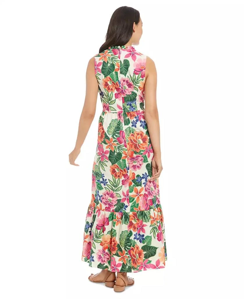 London Times Petite Printed Sleeveless Maxi Dress 5