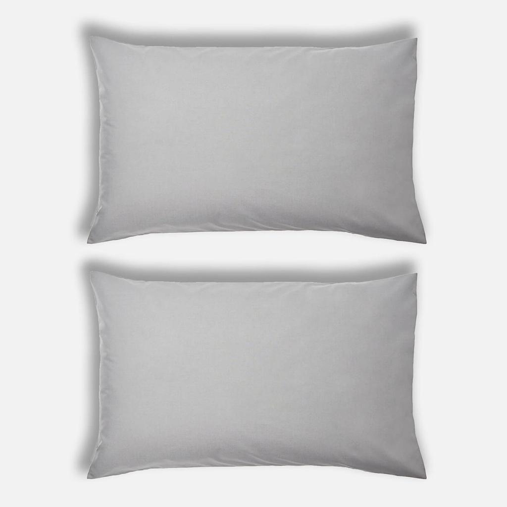 in homeware ïn home 200 Thread Count 100% Organic Cotton Pillowcase Pair - Dark Grey