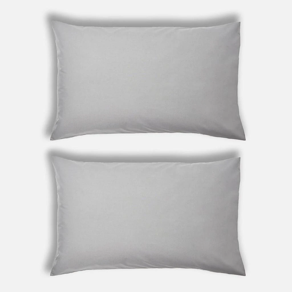 ïn home ïn home 200 Thread Count 100% Organic Cotton Pillowcase Pair - Dark Grey 1