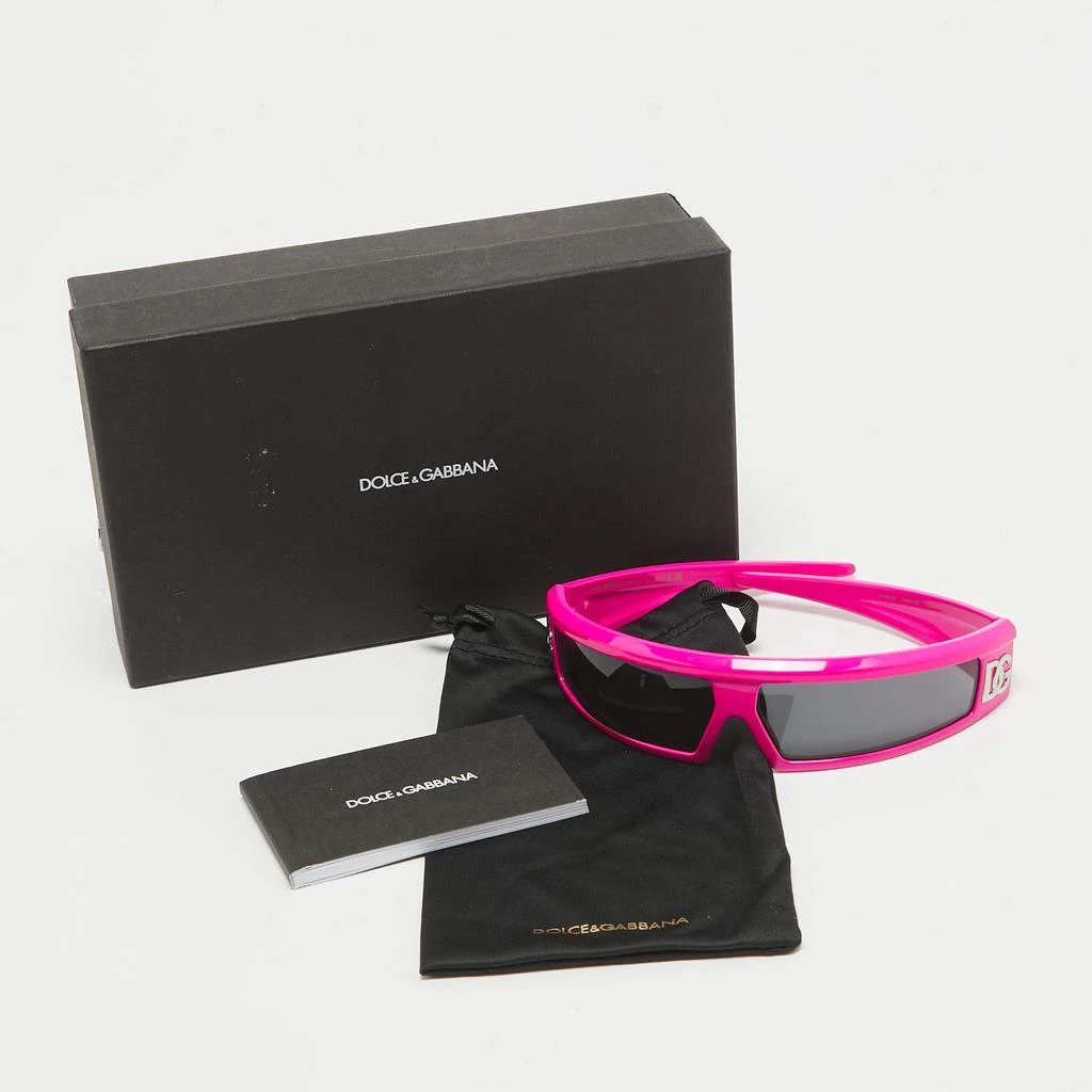 Dolce & Gabbana Dolce & Gabbana Pink/Black DG 6181 Shield Sunglasses 4