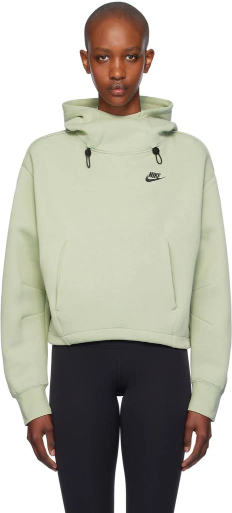 NIKE Green Sportswear Tech Fleece Hoodie 1