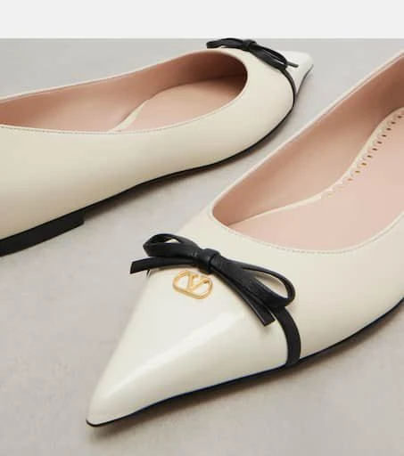 Valentino Bepointy leather ballet flats 5
