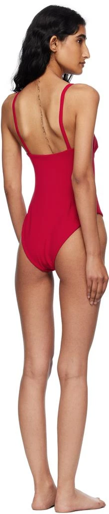 Haight Red Crepe Tamis Swimsuit 3